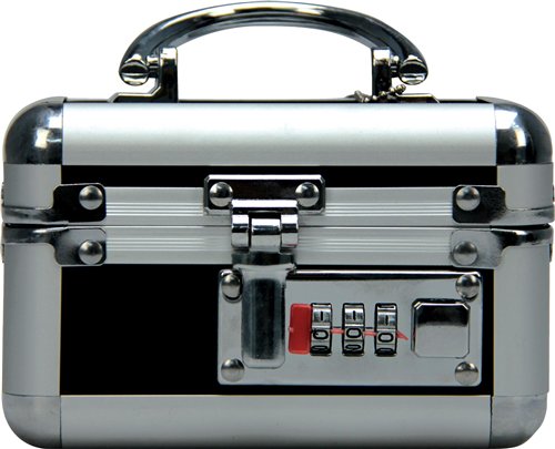 Mini Lockable Vibrator Case Black
