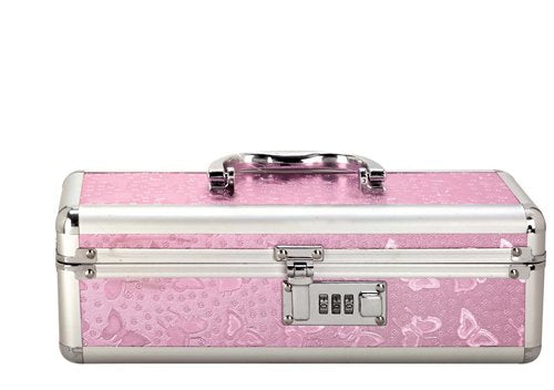 Lockable Vibrator Case Pink Small