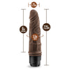 Dr Skin Cock Vibrator #3 Chocolate