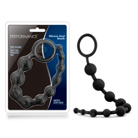 Performance Silicone 10 Beads Black