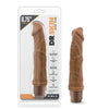 Dr Skin Cock Vibrator #6 Mocha Realistic Cock