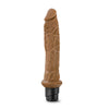 Dr. Skin Cock Vibrator 8 - 9.75 Vibrating Cock - Mocha "