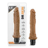 Dr. Skin Cock Vibrator 8 - 9.75 Vibrating Cock - Mocha "