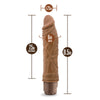 Dr Skin Cock Vibrator #10 Mocha Realistic Cock