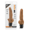 Dr. Skin Cock Vibrator 12 - 8 Vibrating Cock - Mocha "