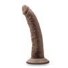 Dr. Skin 7 Cock W Suction Cup - Chocolate "