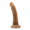 Dr. Skin 7 Cock W Suction Cup - Mocha "