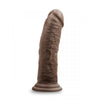 Dr. Skin 8 Cock W Suction Cup - Chocolate "