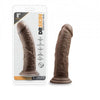 Dr. Skin 8 Cock W Suction Cup - Chocolate "