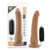 Dr. Skin 8.5 Vibrating Realistic Cock WSuction Cup Mocha"