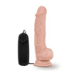 Dr. Skin Dr. Tim 7.5in Vibrating Cock With Suction Cup Vanilla