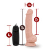 Dr. Skin Dr. Tim 7.5in Vibrating Cock With Suction Cup Vanilla