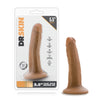 Dr Skin 5.5 Cock With Suction Cup Mocha "