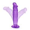 B Yours Sweet N Small 6in Dildo With Suction Cup Purple
