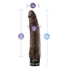 Mr Skin Vibrator 7 Chocolate 8.5 "