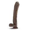 Mr Skin Mr Ed 13 Dildo WSuction Cup Chocolate "