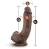 Mr Skin Mr Mayor 9 Dildo With Suction Cup Chocolate "