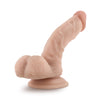 Silicone Willys 6.5 Silicone Dildo W Balls - Vanilla "