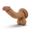 Silicone Willys 6.5 Silicone Dildo W Balls - Mocha "