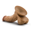 Silicone Willys 6.5 Silicone Dildo W Balls - Mocha "