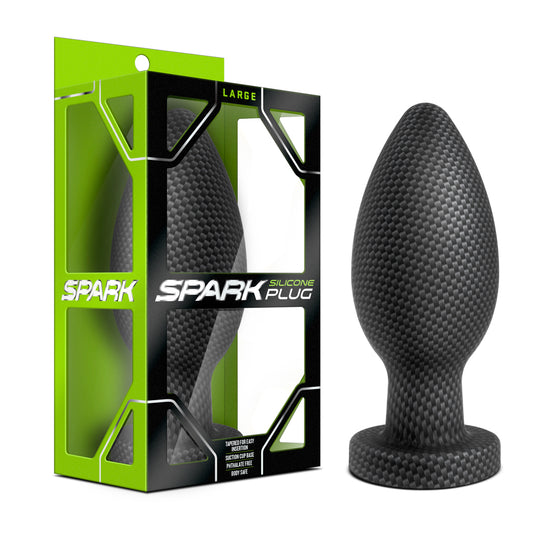 Spark Silicone Plug Carbon Fiber Large