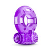 Stay Hard Vibrating Cock Rings 2 Pack Purple