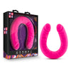 Ruse 18 Silicone Slim Double Dong Hot Pink "