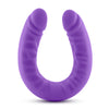 Ruse 18 Silicone Slim Double Dong Purple "