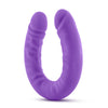 Ruse 18 Silicone Slim Double Dong Purple "