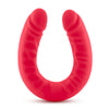 Ruse 18 Silicone Double Headed Dildo Cerise "