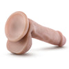 Silicone Willys 6 Silicone Dildo With Balls Vanilla "