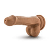 Silicone Willys 6 Silicone Dildo With Balls Mocha "