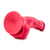 Ruse Shimmy Cerise Red Realistic Dildo