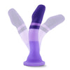Avant D2 Purple Rain Multi Color Dildo