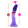 Avant D2 Purple Rain Multi Color Dildo