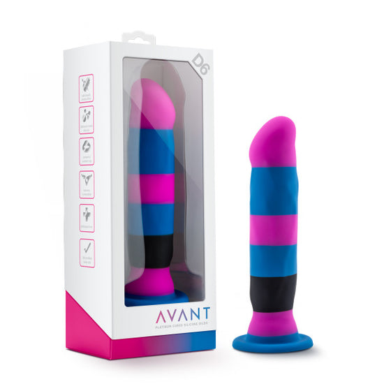 Avant D6 Electra Multi Color Dildo