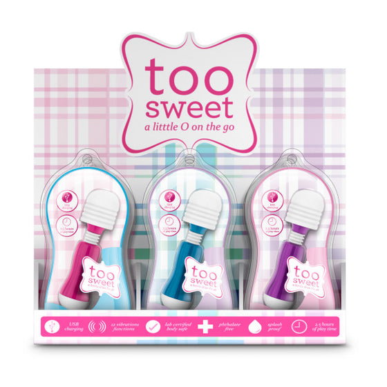 Vive Too Sweet PdqPos Display 12 Pieces Assorted
