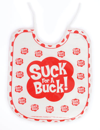 Suck For a Buck Bib