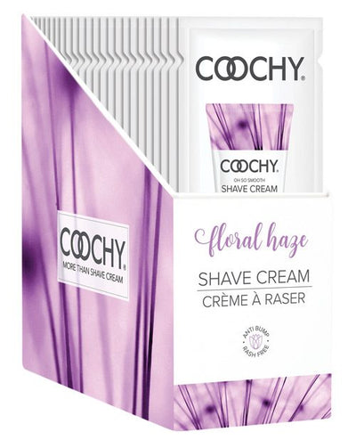 Coochy Shave Cream Floral Haze Foil 15 Ml 24 Pieces Display