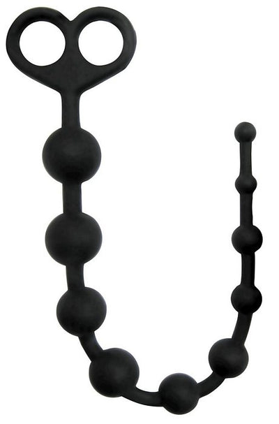 Rooster Perfect 10 Black Anal Beads
