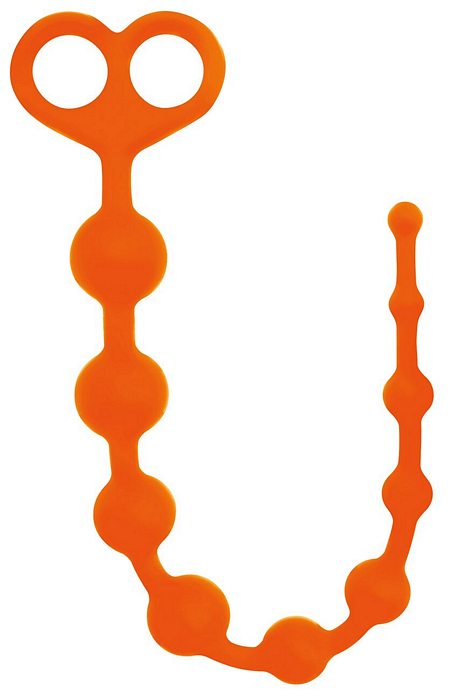 Rooster Perfect 10 Orange Anal Beads