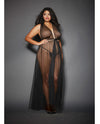 Gown & G String Black Osq