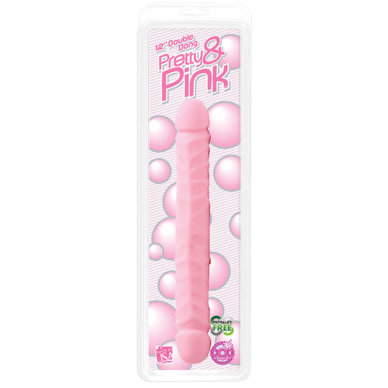 Pretty & Pink 12in Double Dong