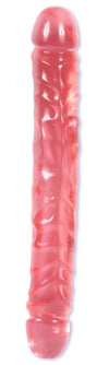 Crystal Jellies Jr. Double Dong Pink 12in