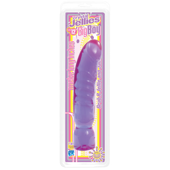 Crystal Jellies Big Boy Purple Dong 12in