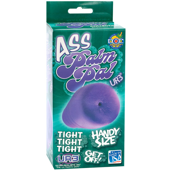 Palm Pal Frosted Ultraskyn Masturbator Ass Purple