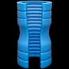 Optimale Silicone Stroker Ribbed Blue