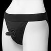 Vac U Lock Full Back Panty Harness Black (Large/X-Large)