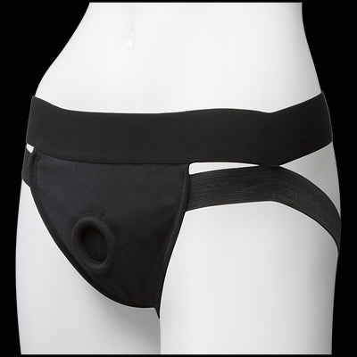 Vac U Lock Dual Strap Panty Harness Black (Large/X-Large)