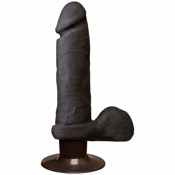 The Realistic Cock Ultraskyn Vibrating 6in Black